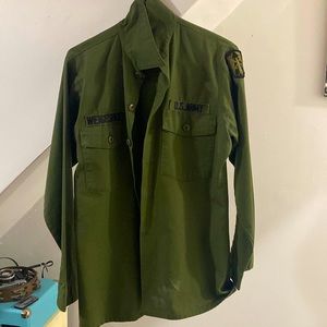 Men’s small army shirt purchased at an army surplus in nashville TN,